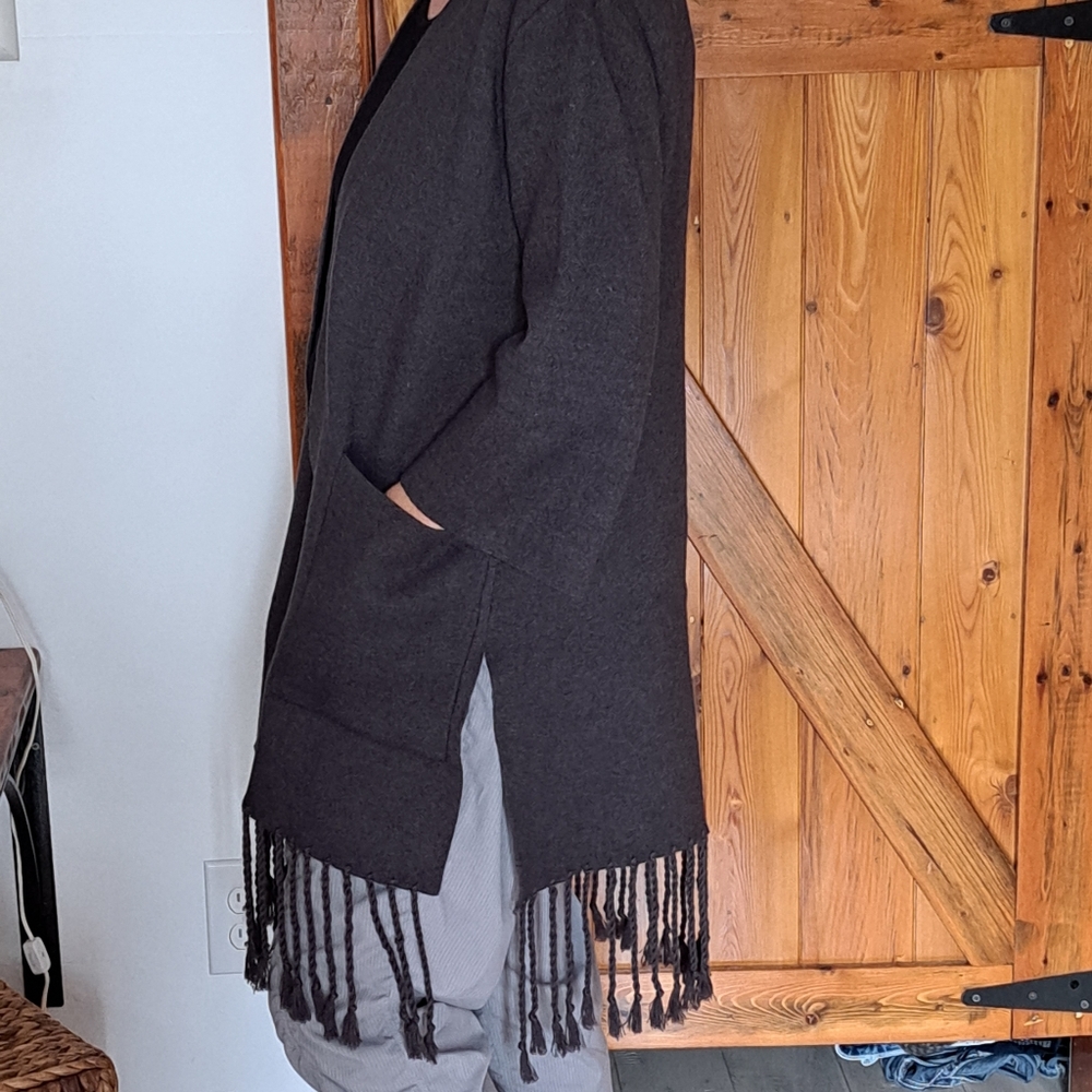 Kimono Jacket with Fringes
